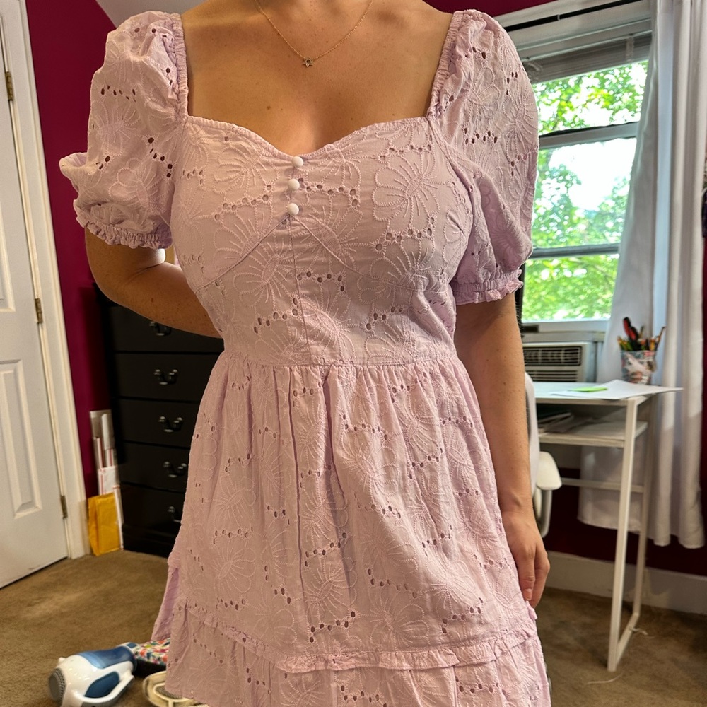 Miss Selfridge Lavender Dress - Picture 2 of 3